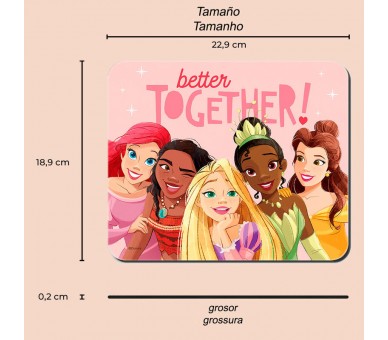 Alfombrilla raton Princesas Disney