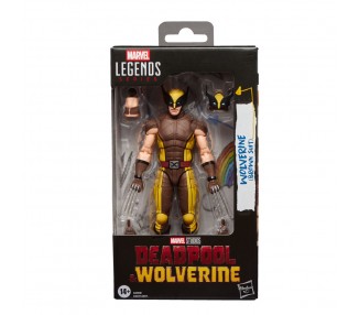 Figura Wolverine Brown Suit Deadpool & Wolverine Marvel Legends Series 15cm
