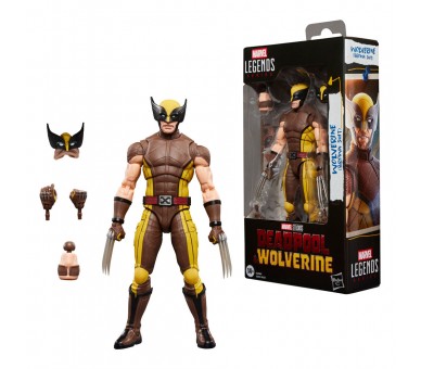 Figura Wolverine Brown Suit Deadpool & Wolverine Marvel Legends Series 15cm