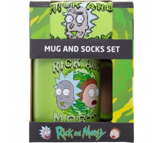 Set Taza y Calcetines Rick & Morty
