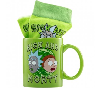 Set Taza y Calcetines Rick & Morty