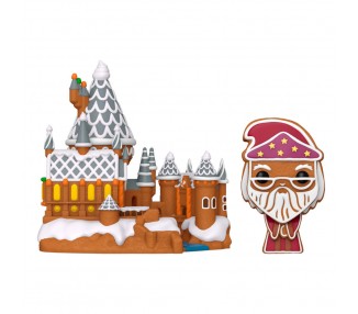 Figura POP Town Harry Potter Gingerbread Dumbledore & Hogwarts