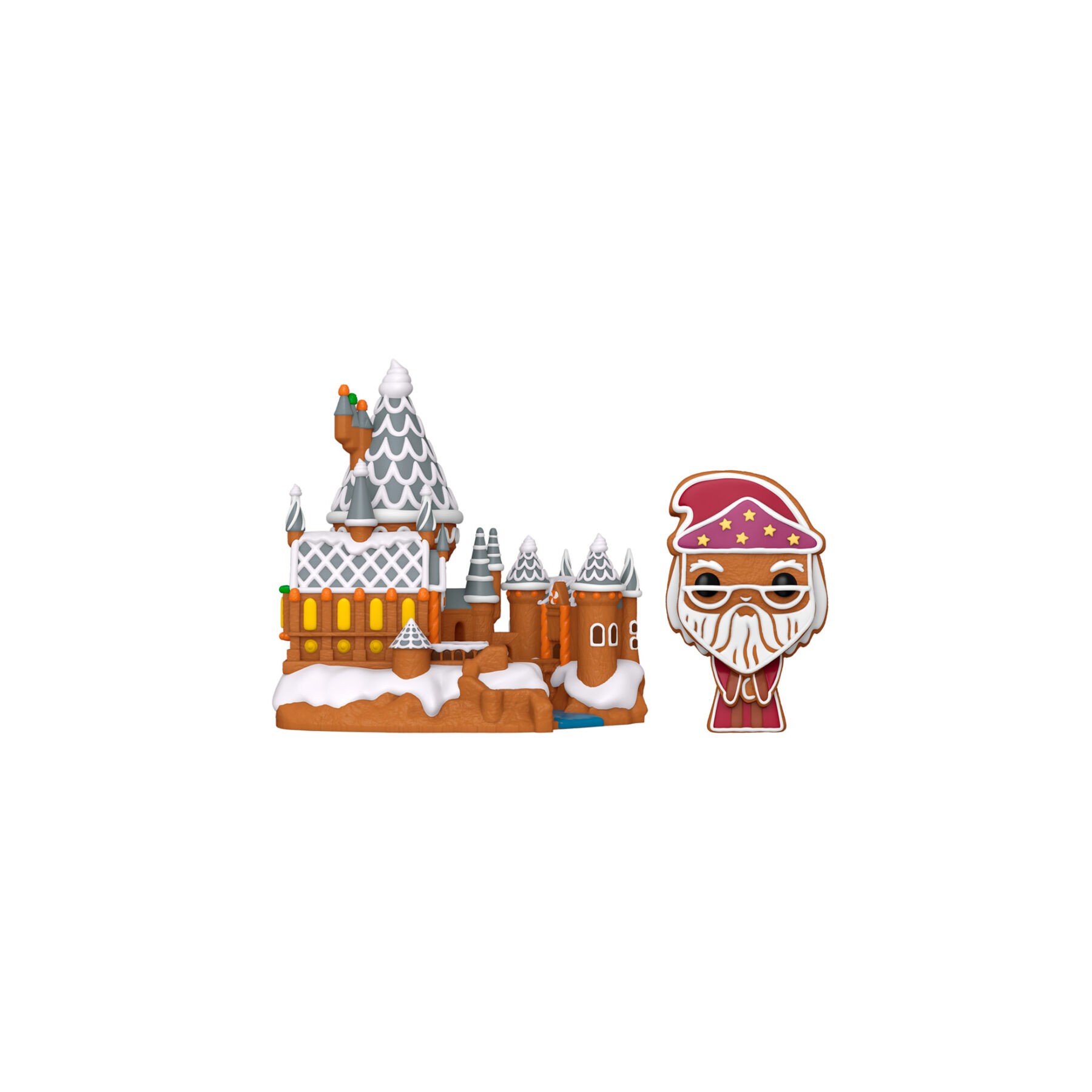Figura POP Town Harry Potter Gingerbread Dumbledore & Hogwarts