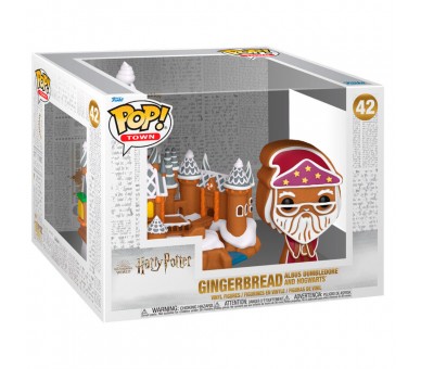 Figura POP Town Harry Potter Gingerbread Dumbledore & Hogwarts