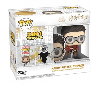 Funko Tripack POP + Mystery Mini + Keychain Harry Potter