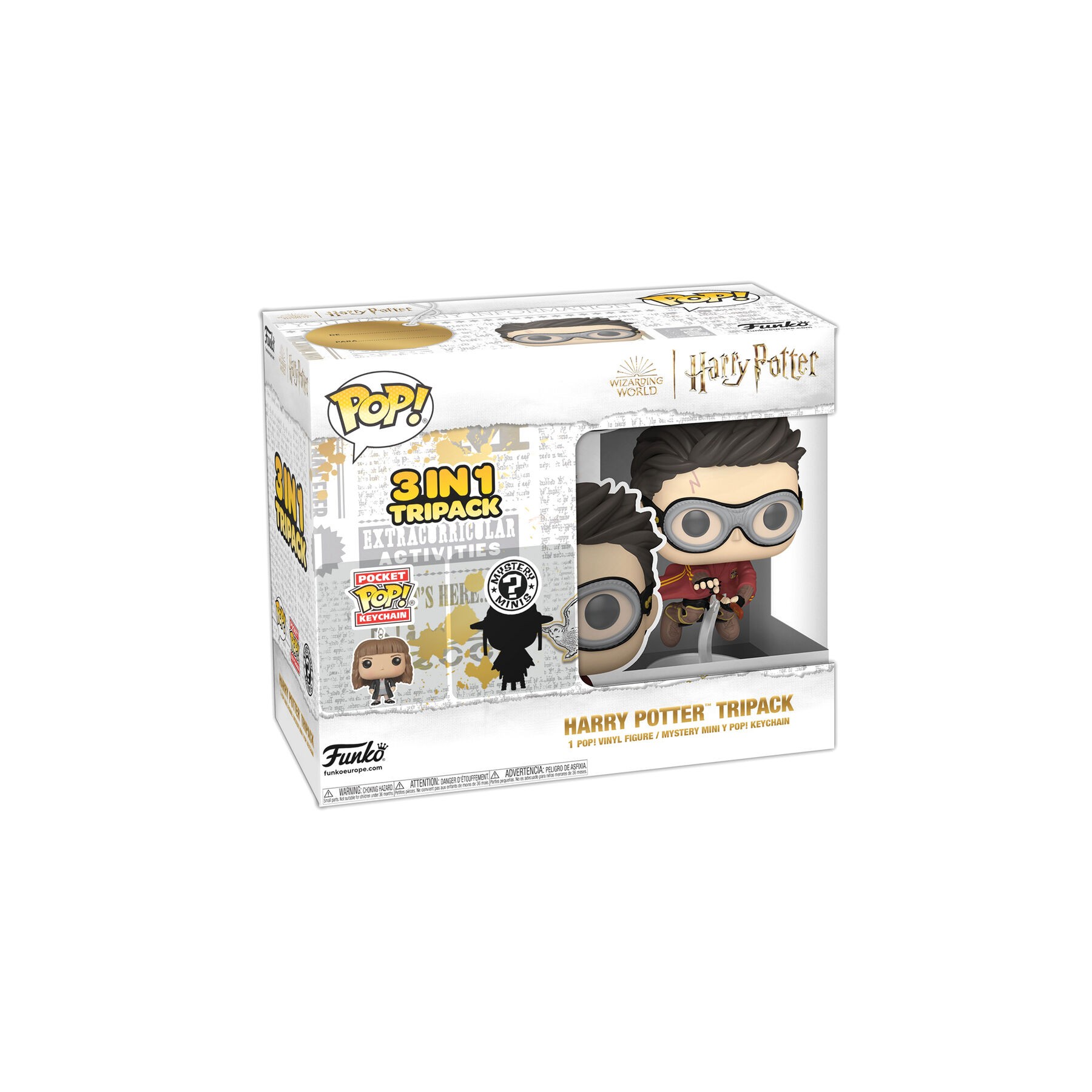 Funko Tripack POP + Mystery Mini + Keychain Harry Potter