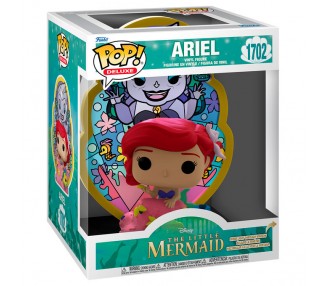 Figura POP Deluxe Disney La Sirenita Ariel Ursula Stained Glass