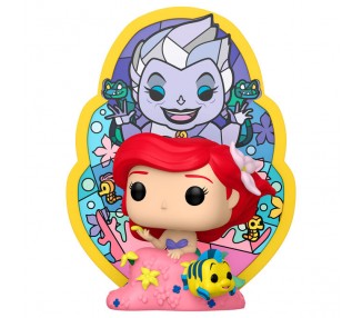 Figura POP Deluxe Disney La Sirenita Ariel Ursula Stained Glass