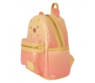Mochila Sequin Glitter Winnie the Pooh Disney Loungefly