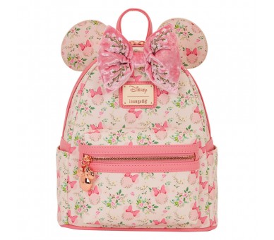 Mochila Floral Minnie Disney Loungefly