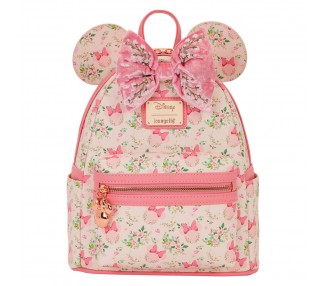 Mochila Floral Minnie Disney Loungefly