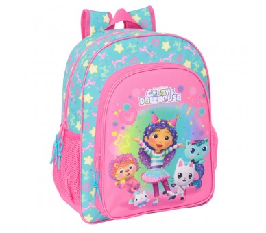 Mochila Confetti La Casa de Muñecas de Gabby 38cm adaptable
