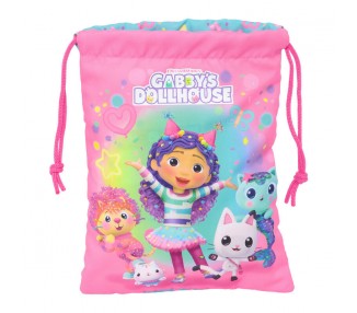 Saco merienda La Casa de Muñecas de Gabby 25cm