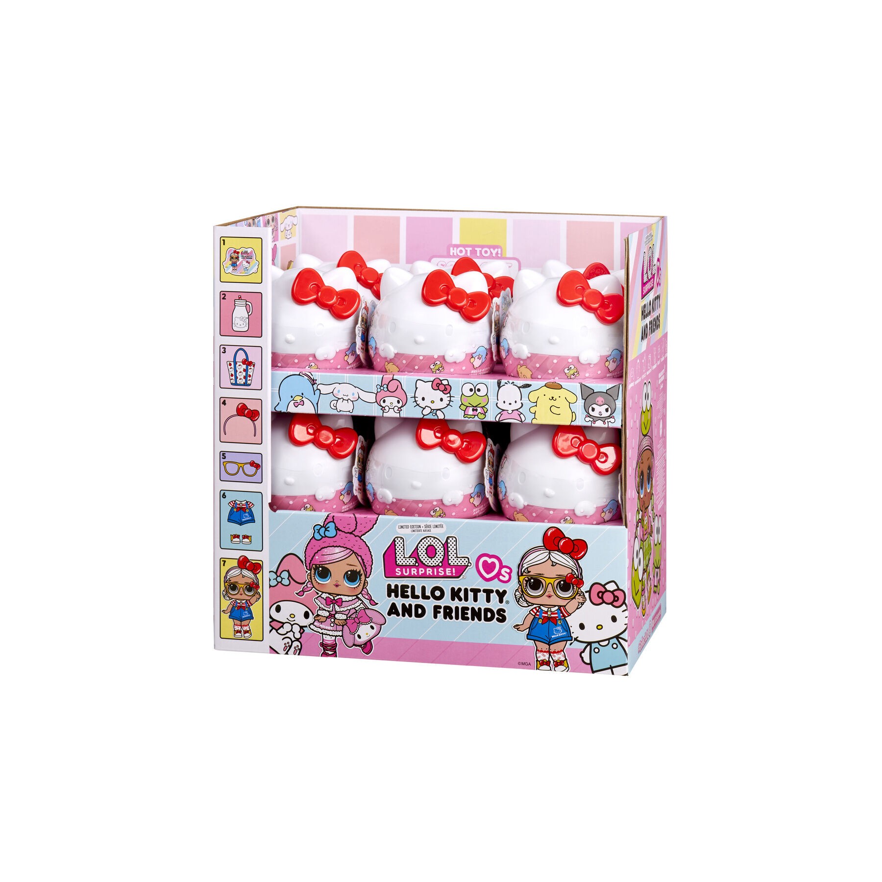 Capsula sorpresa L.O.L. Surprise Loves Hello Kitty & Friends surtido