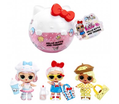 Capsula sorpresa L.O.L. Surprise Loves Hello Kitty & Friends surtido