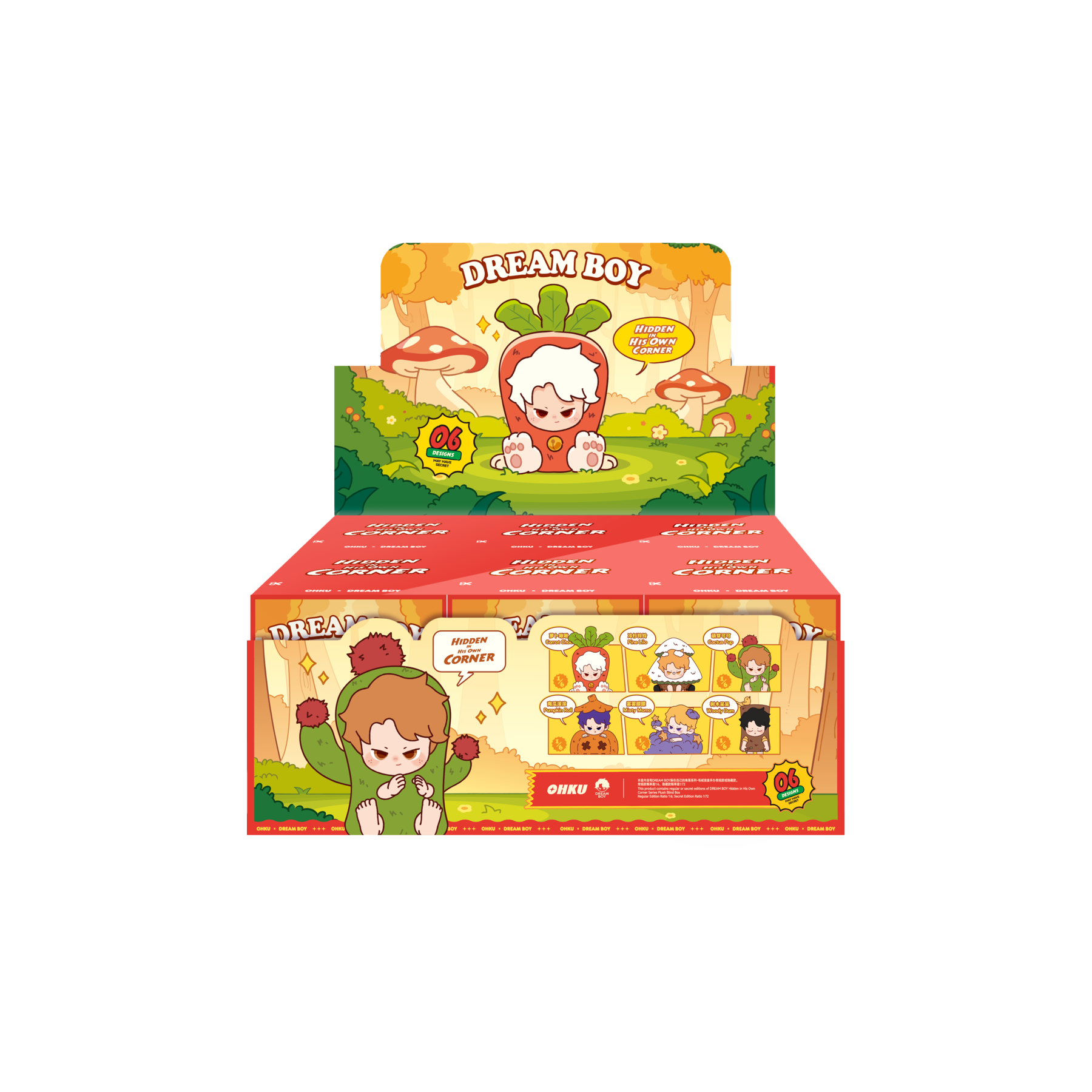 Peluche figura Hidden In His Own Corner Dream Boy surtido