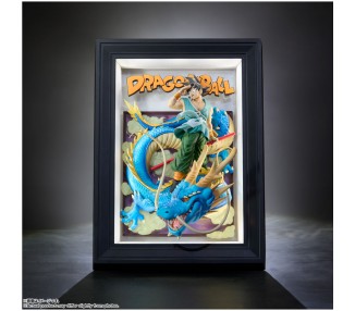 Cuadro Son Goku & Dragon Art 3D Dragon Ball Z