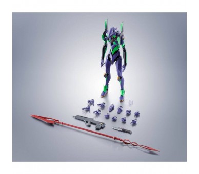 Figura Evangelion Test Type-01 + Spear of Cassius Renewal Color Edition Reissue Robot Spirits Evangelion: 3.0+1.0 Thrice Upon a 