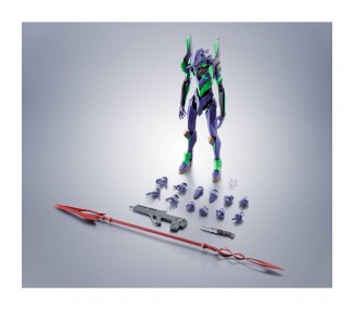 Figura Evangelion Test Type-01 + Spear of Cassius Renewal Color Edition Reissue Robot Spirits Evangelion: 3.0+1.0 Thrice Upon a 