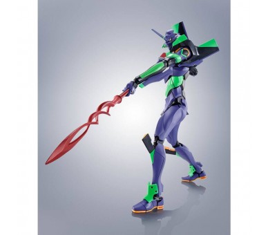 Figura Evangelion Test Type-01 + Spear of Cassius Renewal Color Edition Reissue Robot Spirits Evangelion: 3.0+1.0 Thrice Upon a 