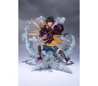 Figura Figuarts Zero Monkey D Luffy Gear 4 Leo Bazooka Reissue One Piece 18cm