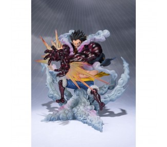 Figura Figuarts Zero Monkey D Luffy Gear 4 Leo Bazooka Reissue One Piece 18cm