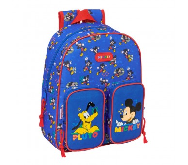 Mochila Today Mickey Disney 34cm adaptable