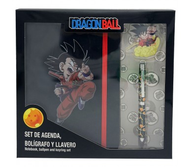 Set diario + boligrafo + llavero Dragon Ball