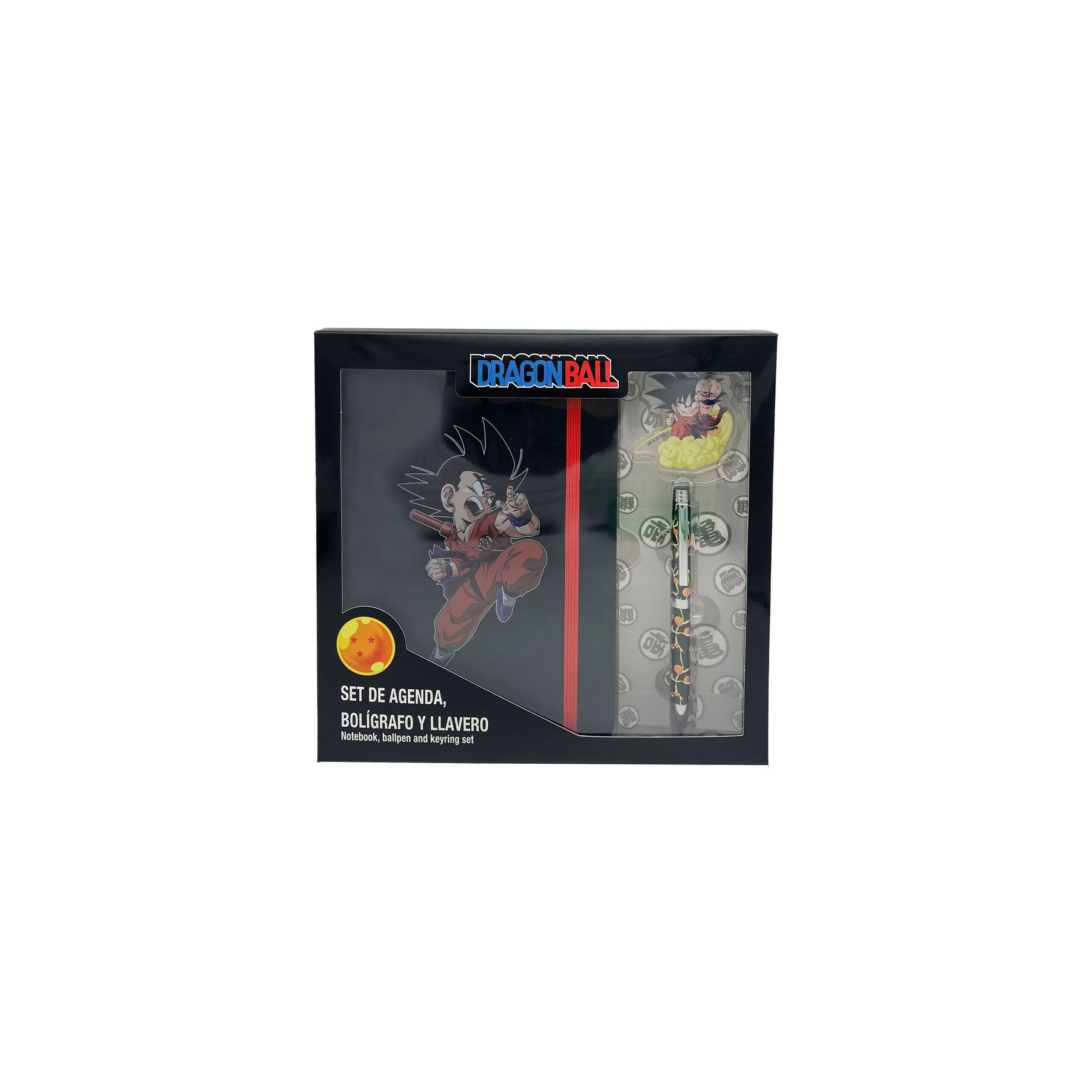 Set diario + boligrafo + llavero Dragon Ball