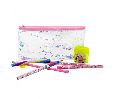 Set papeleria + portatodo Snoopy