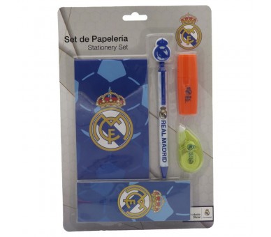 Set papeleria Real Madrid 5pzs