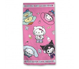 Toalla Hello Kitty & Friends microfibra