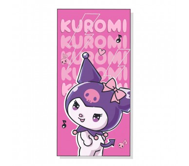 Toalla Kuromi Hello Kitty microfibra