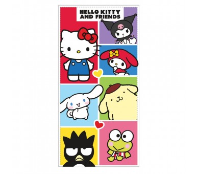 Toalla Hello Kitty and Friends microfibra