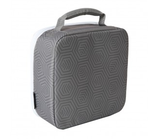 Bolsa porta alimentos termica + tupper + botella Real Madrid