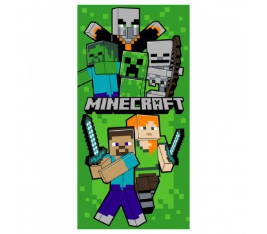 Toalla Minecraft microfibra