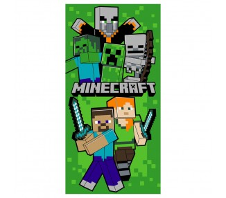 Toalla Minecraft microfibra