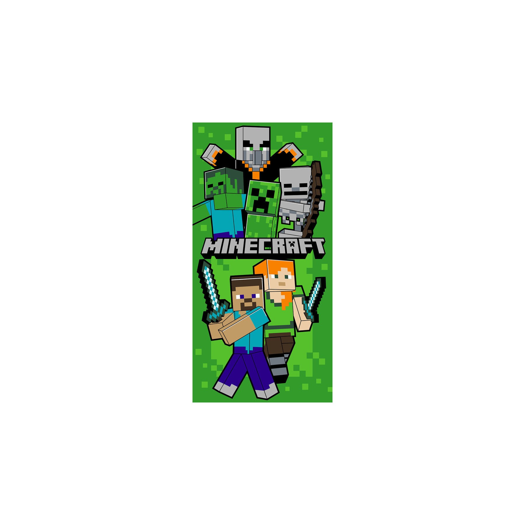 Toalla Minecraft microfibra