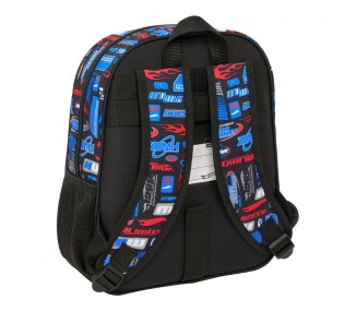 Mochila Hot Wheels 33cm adaptable
