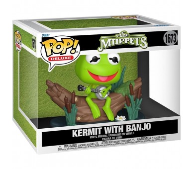 Figura POP Deluxe Los Teleñecos Kermit with Banjo