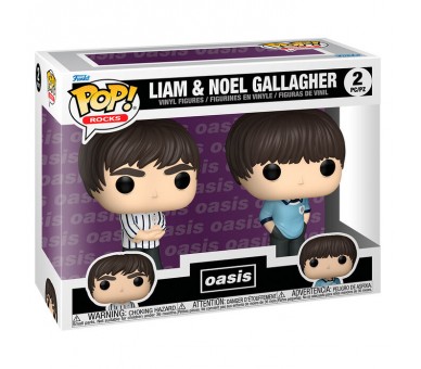 Blister 2 figuras POP Oasis Liam & Noel Gallagher