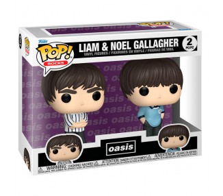 Blister 2 figuras POP Oasis Liam & Noel Gallagher