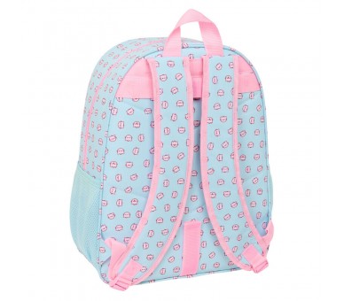 Mochila Pembe The Pink Cat 42cm adaptable