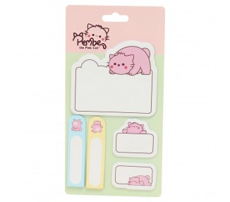 Blister Post-Its Pembe The Pink Cat