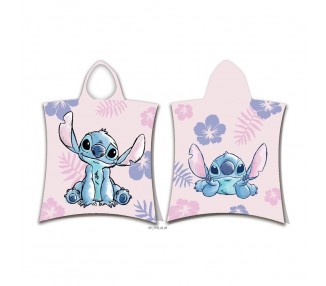 Poncho toalla Stitch Disney algodon