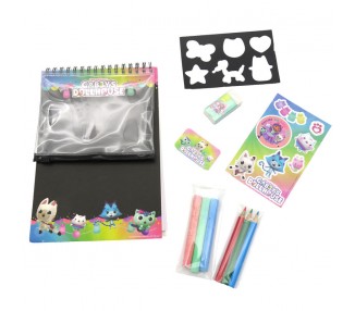 Set cuaderno pizarra La Casa de Muñecas de Gabby