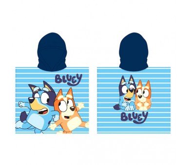 Poncho toalla Bluey microfibra