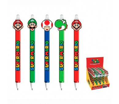 Boligrafo borrable Super Mario Bros surtido