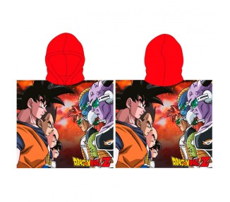 Poncho toalla Dragon Ball Z microfibra