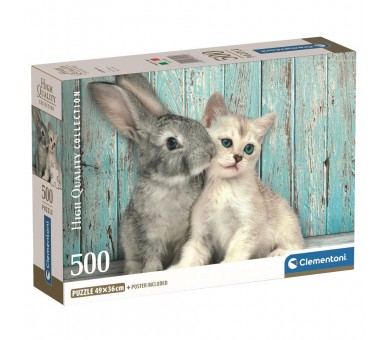 Puzzle Cat Bunny High Quality 500pzs